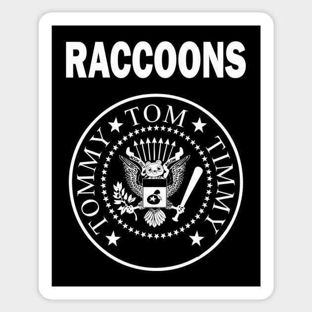 Raccoons Sticker by toruandmidori